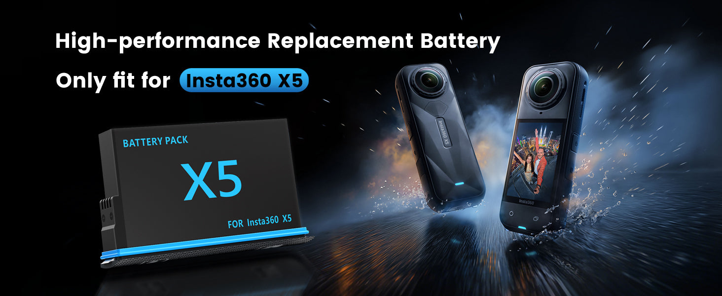 Insta360 X5 Replacement Battery 2800mAh