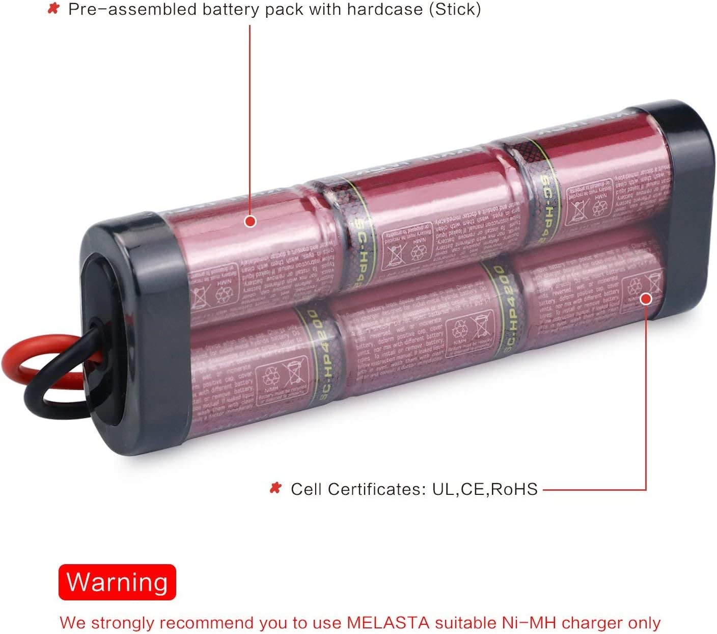 8.4V 4200mAh Hump NiMH Battery for Traxxas RC Cars