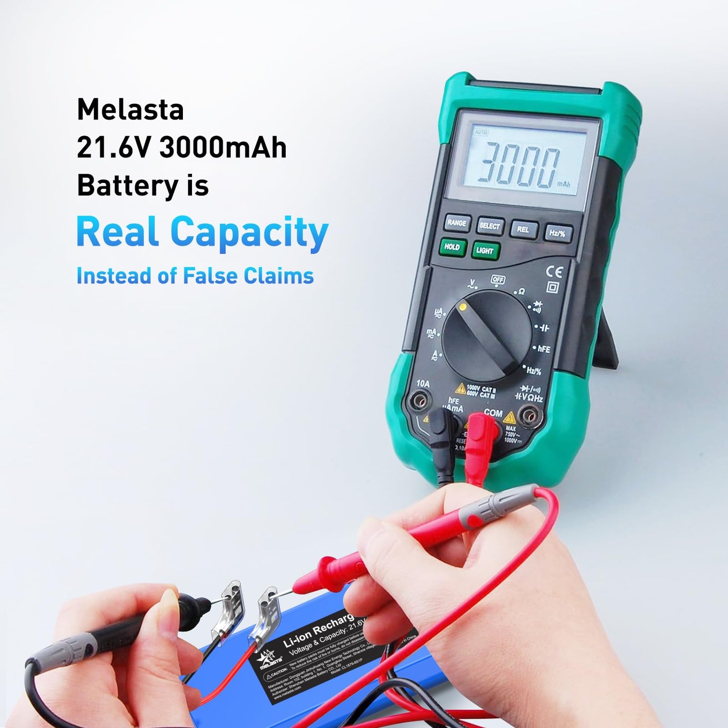 21.6V 3000mAh Replacement Battery for  Tineco