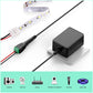 12V 2A AC DC Power Supply Charger, Universal Adapter with 8 Tips