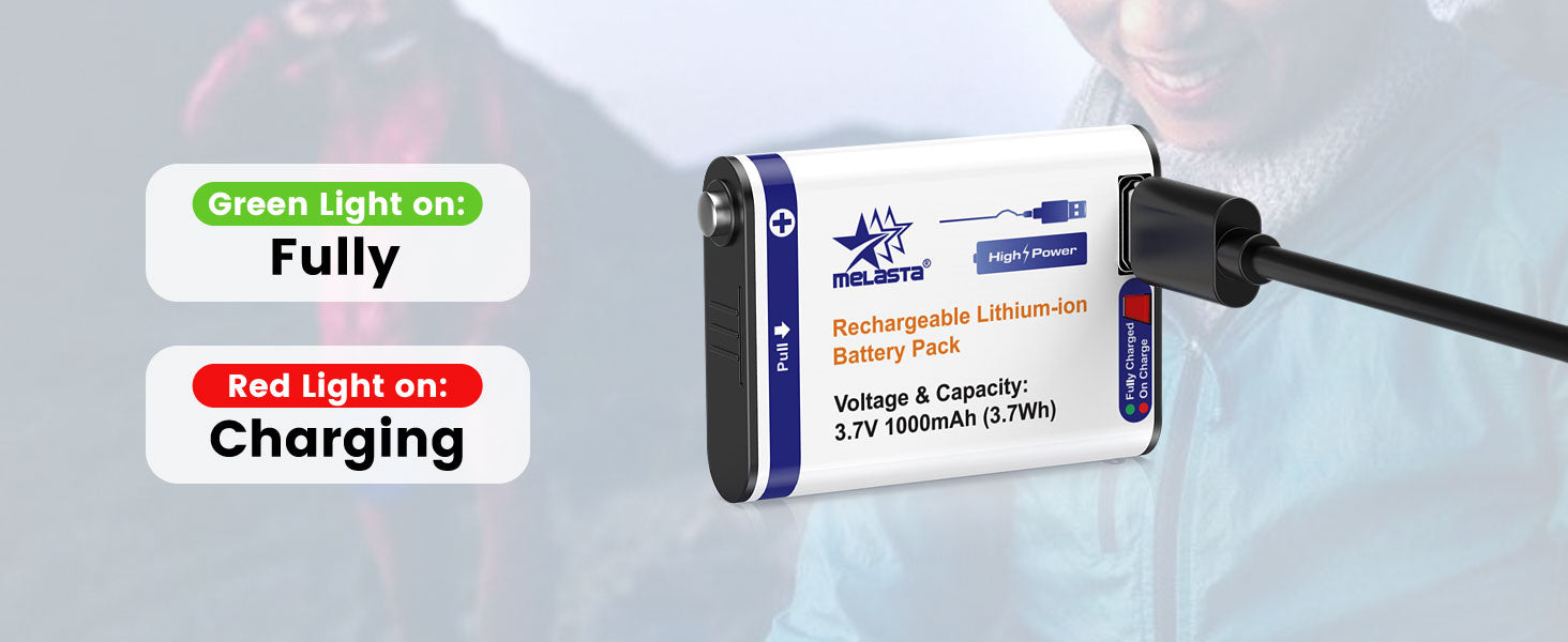 Petzl Core Compatible Replacement Battery  3.7V 1000mAh