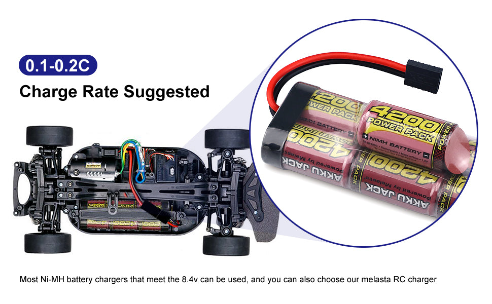 8.4V 4200mAh Hump NiMH Battery for Traxxas RC Cars