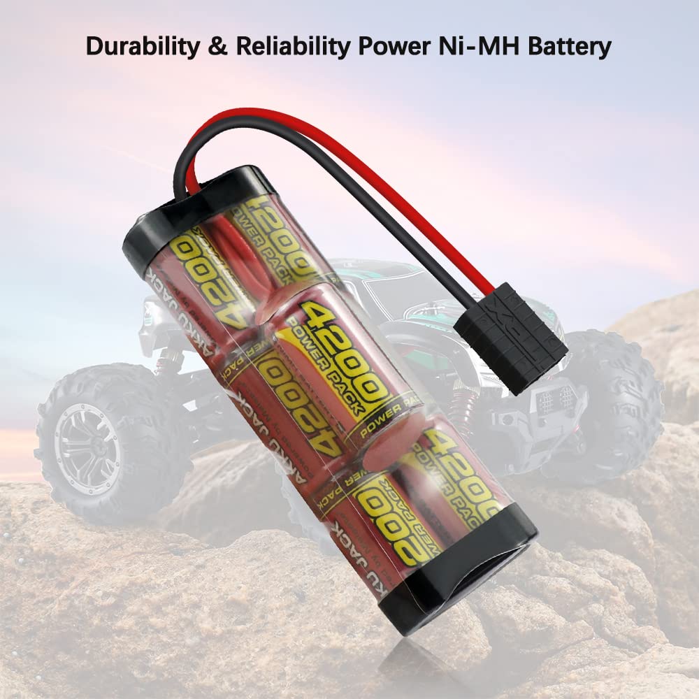 8.4V 4200mAh Hump NiMH Battery for Traxxas RC Cars