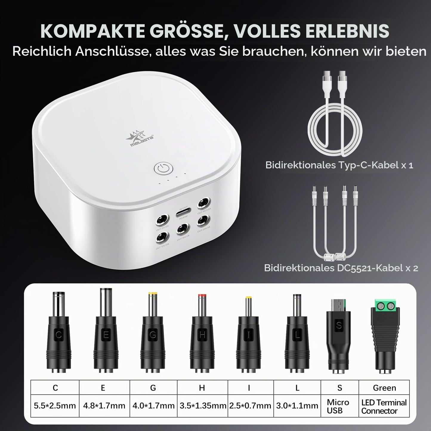5200 mAh (56.16Wh) Mini UPS for Router/WiFi/Modem