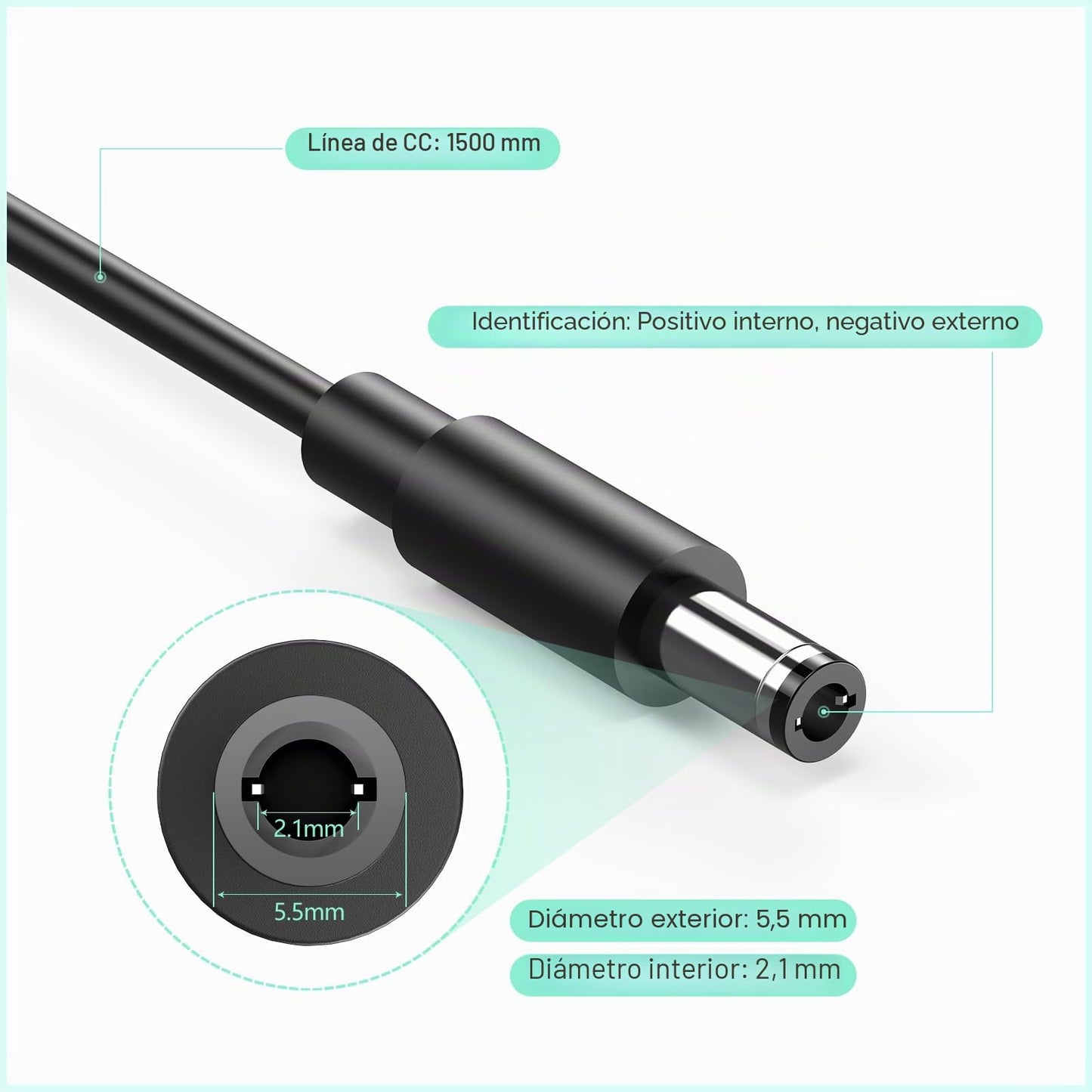 12V 1A AC/DC Power Adapter for 12V Electronics