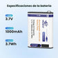 Petzl Core Compatible Replacement Battery  3.7V 1000mAh