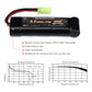 8.4V 1800mAh Flat NiMH Airsoft Battery – Mini Tamiya