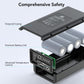 12 V Power Bank 6000 mAh Portable LiFePO4 Power Bank with Charger