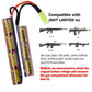8.4V 1600mAh NiMH Airsoft Battery 2-Pack