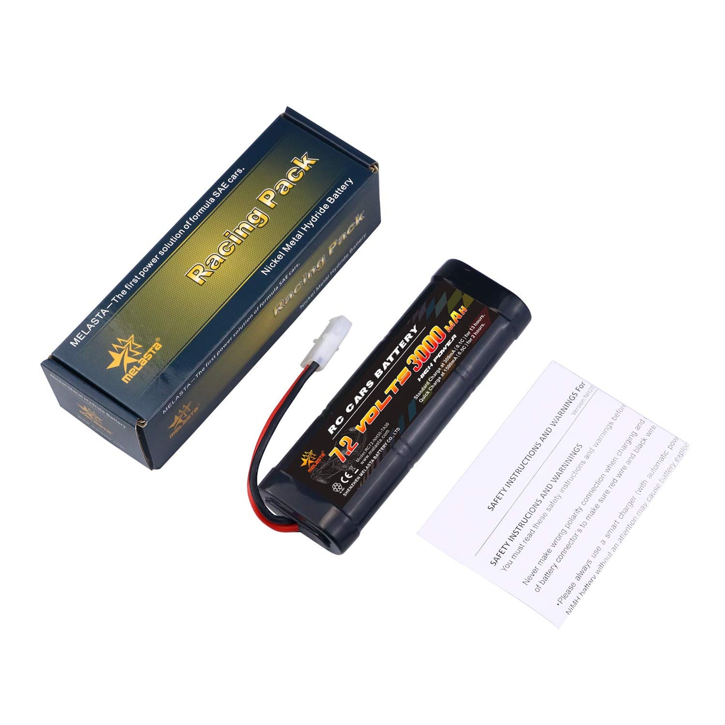 7.2V 3000mAh Ni-MH RC Car Battery with Tamiya Connector
