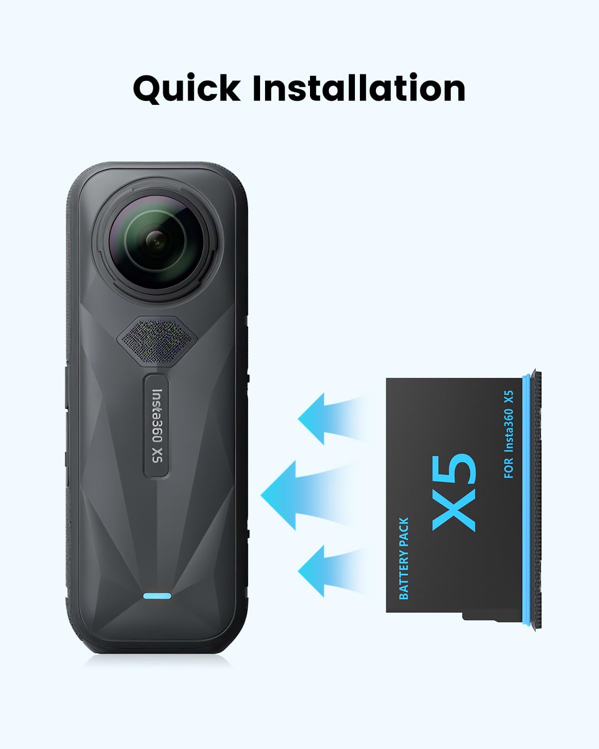 Insta360 X5 Replacement Battery 2800mAh