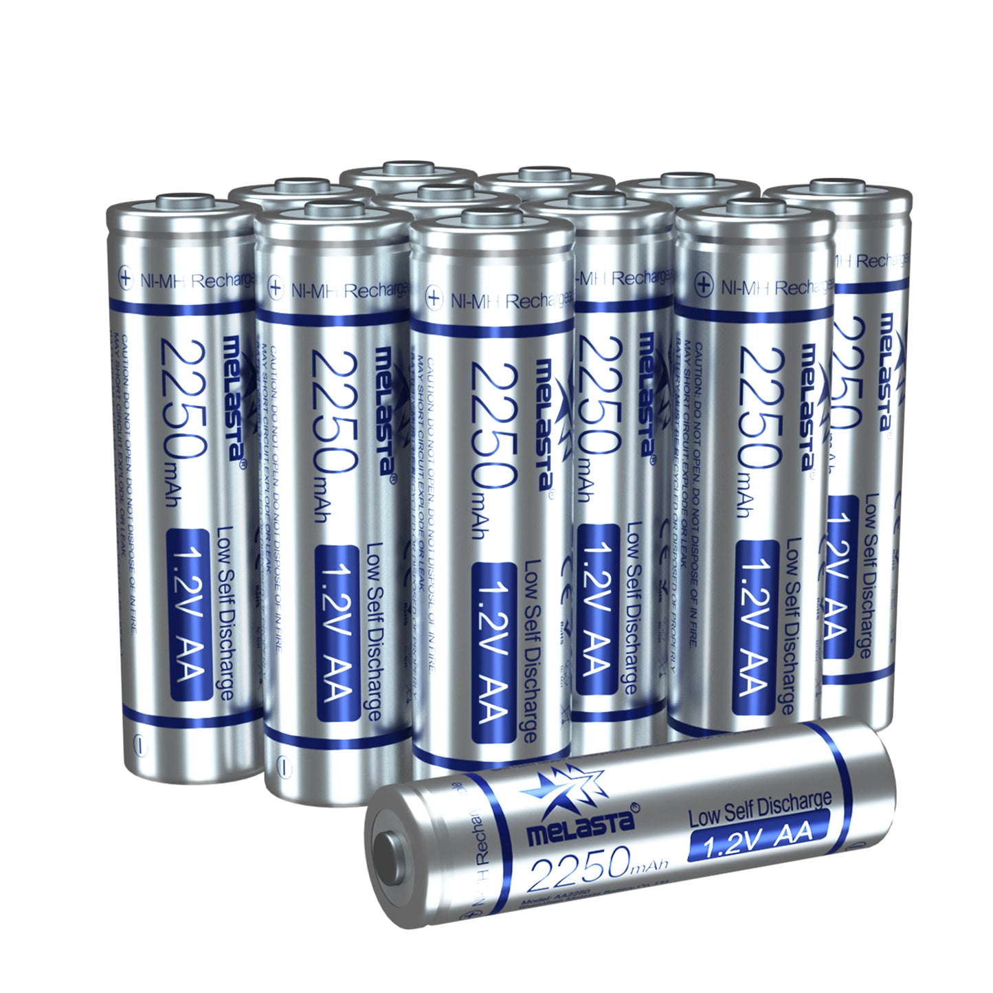 AA NIMH Rechargeable LSD battery 1.2V 2250mAh Low Self Discharge