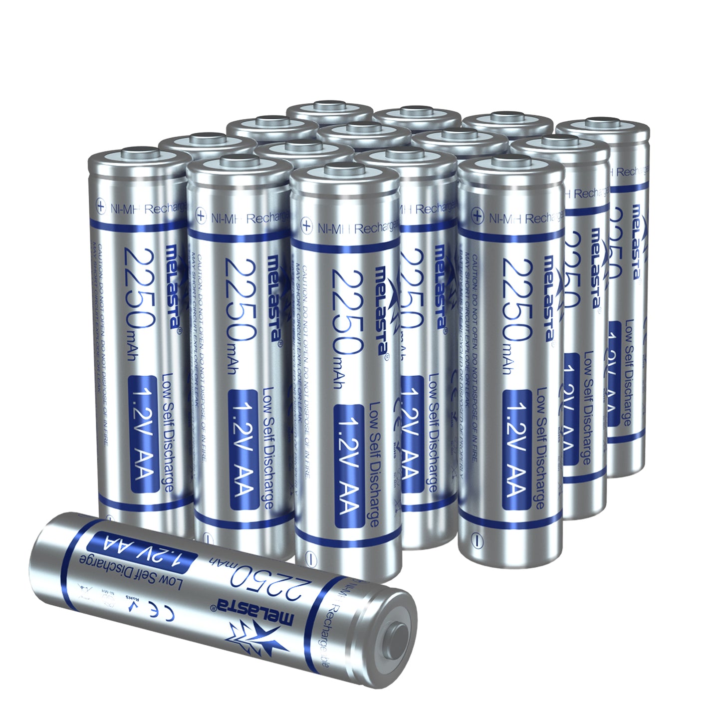 AA NIMH Rechargeable LSD battery 1.2V 2250mAh Low Self Discharge