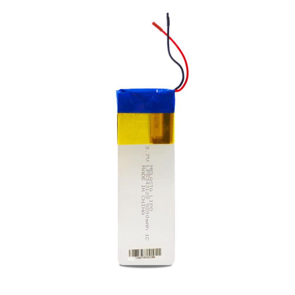 PCM 3.7V 5200mAh Li-Po lithium polymer battery pack