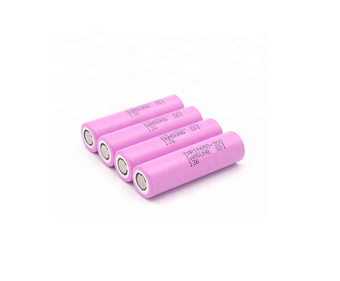 4 pack 18650 3.7V 3000mAh li-ion battery cells for flashlight