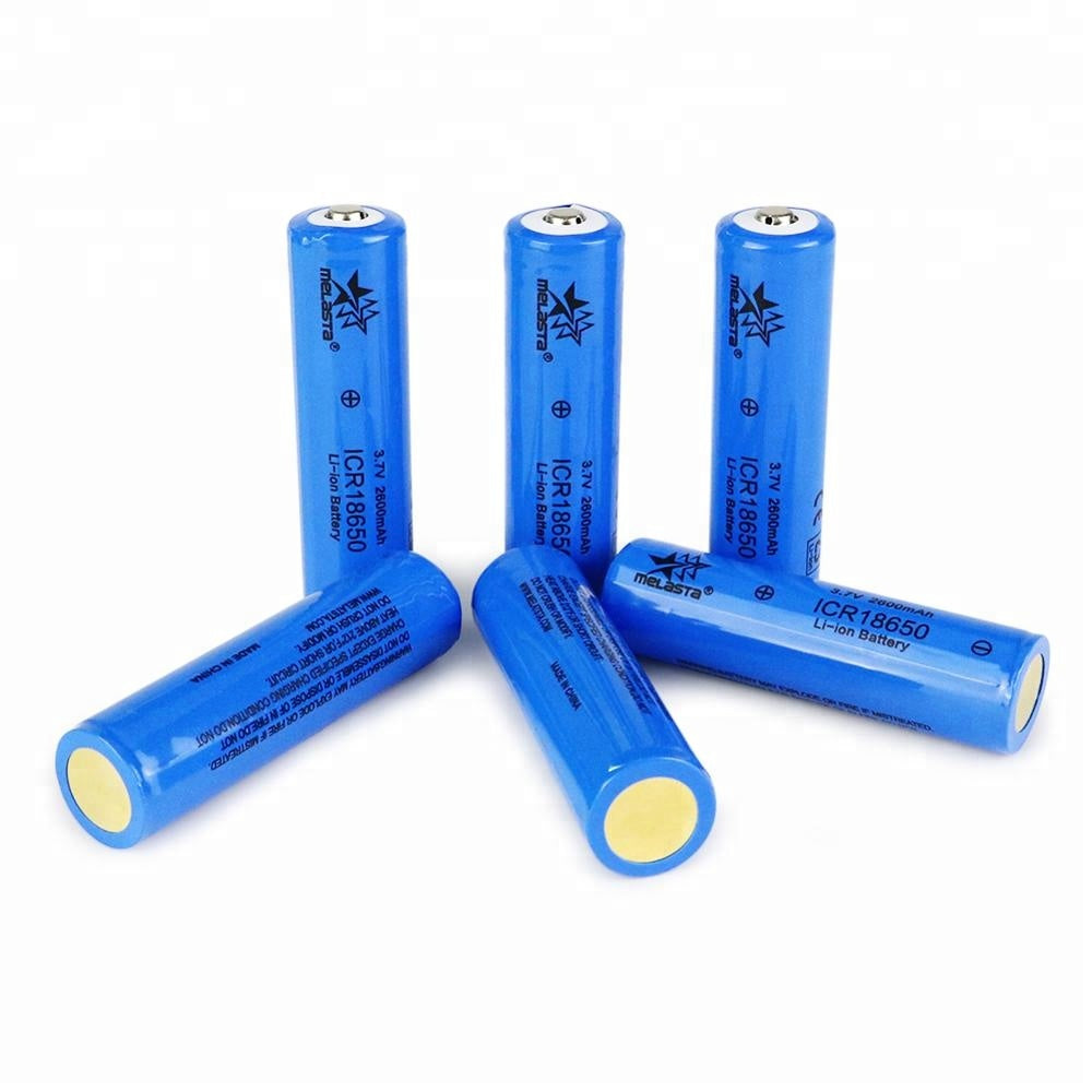 ICR 18650 Blue Lithium-Ion Rechargeable Battery - 3.7V 2600mAh by
