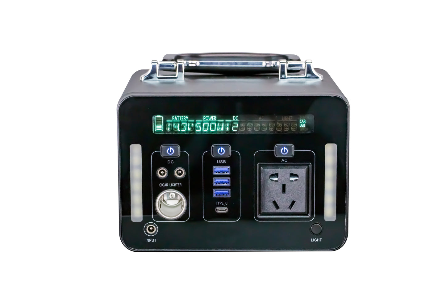 Generator Portable Power Station 220V 500Wh Emergency Backup Lithium Battery