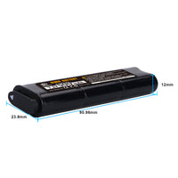 7.2V 500mAh 2/3N Ni-MH Battery for airsoft guns