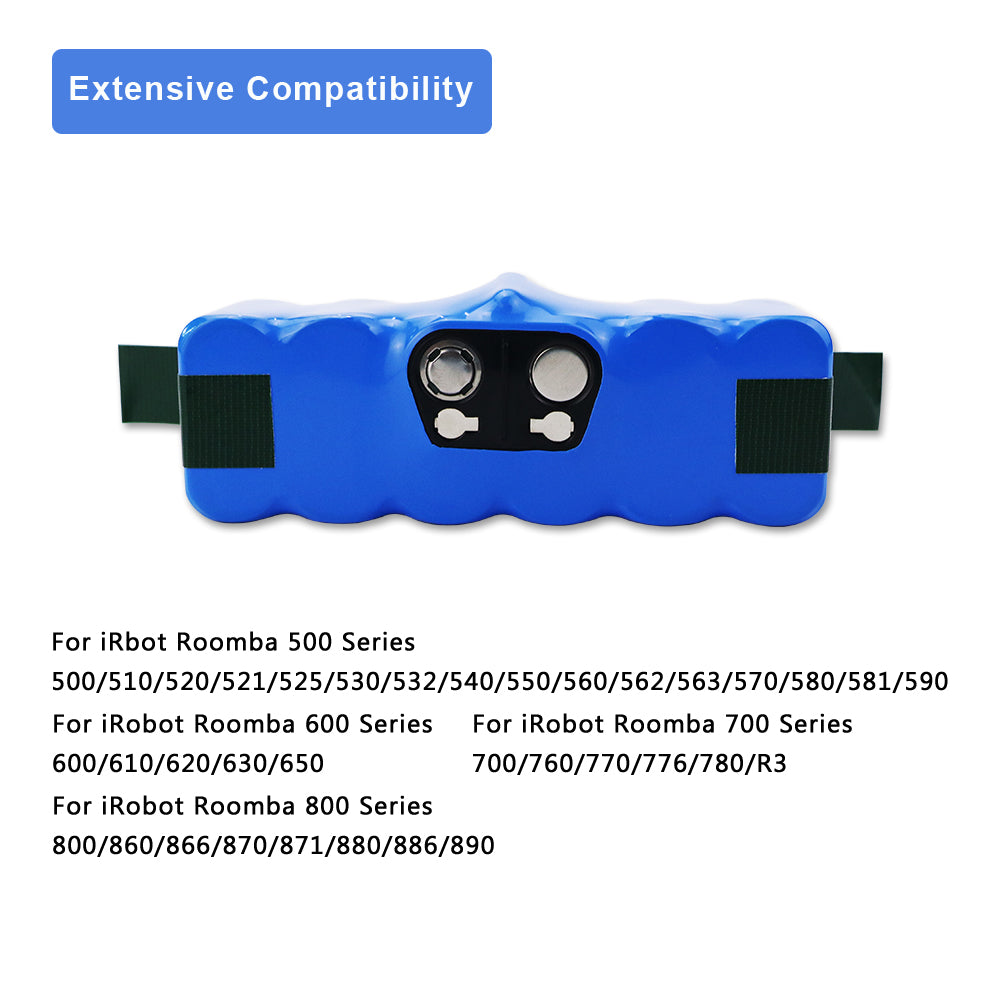 14.8V 4.4Ah Li-ion Replacement Battery for iRobot Roomba