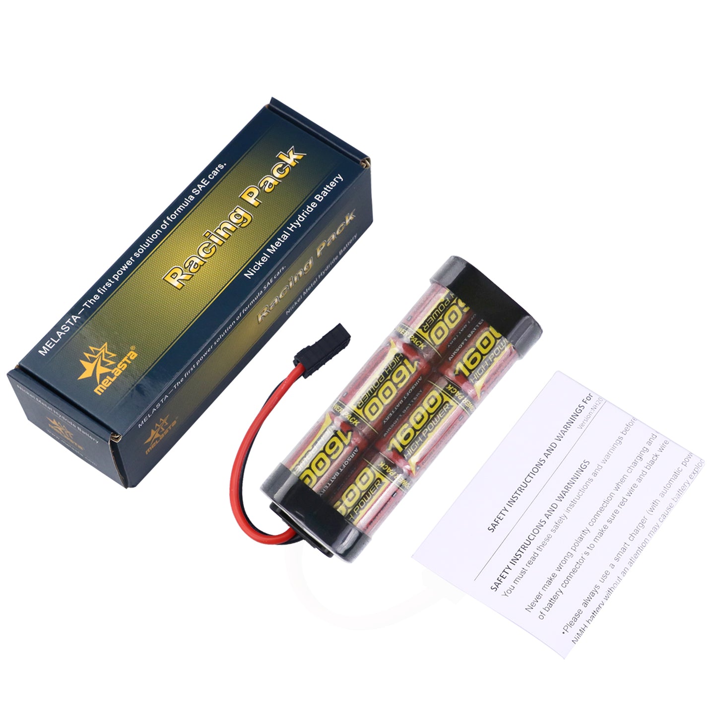 2/3A 7.2V 1600mAh 6S NIMH Battery with Traxxas Connector for traxxas 1/16 RC cars