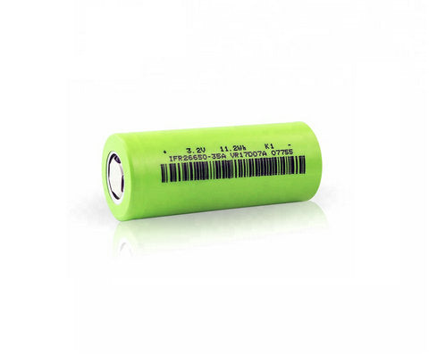 LiFePO4 Battery Cells 26650 3.2V 3500mAh 11.2Wh