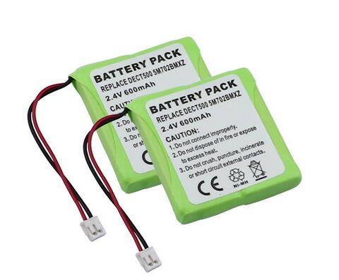2Pack 2.4V 600mAh NiMH Battery Pack for Medion MD81877
