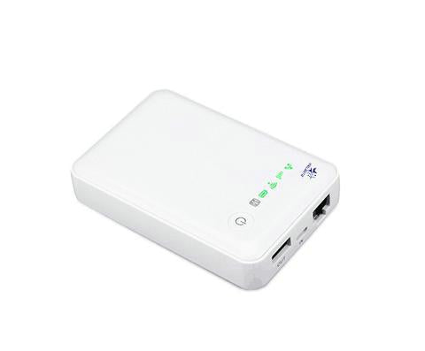 Wireless Travel Router Micro USB Port Power Bank