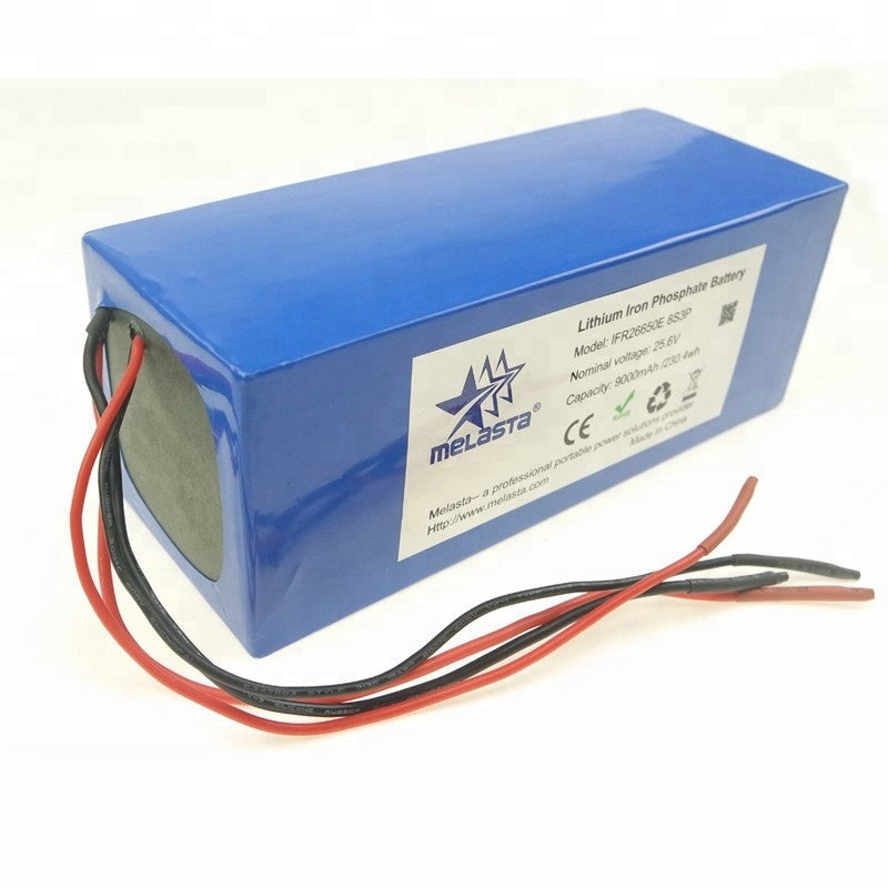 24V 9Ah 230.4Wh  LiFePO4 li-ion Battery  Pack with PCM