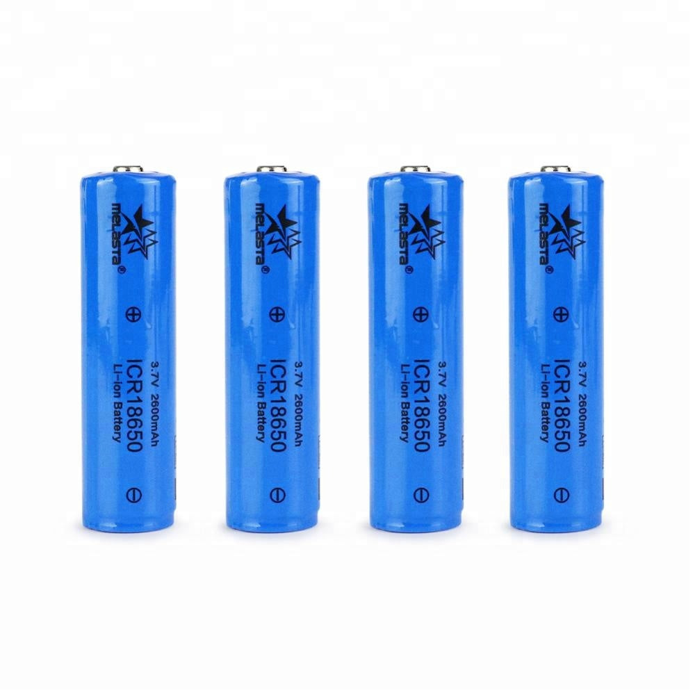 18650 3.7V 2600mAh Li-ion battery  for flashlight