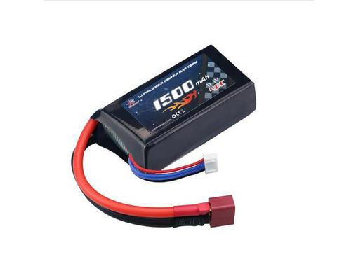 2 pack 11.1V 1500mAh Lipo Battery with DT Plug for RC Drone