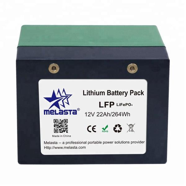 12V 22Ah LiFePO4  phosphate battery pack built in AGM battery case