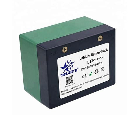 12V 22Ah LiFePO4  phosphate battery pack built in AGM battery case