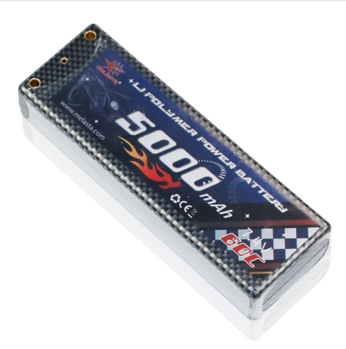 5000mAh 7.4V LiPo Battery for RC Cars  with XT plug