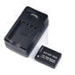 3.6V 900mAh DMW-BCG10E Battery+USB Charger for Panasonic