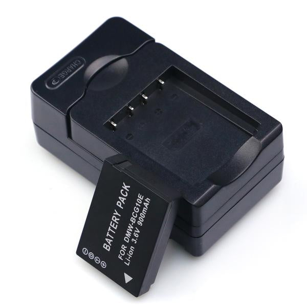 3.6V 900mAh DMW-BCG10E Battery+USB Charger for Panasonic