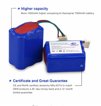 7.2V 2500mAh NiMH Battery for iRobot Mint 5200 Braava 380