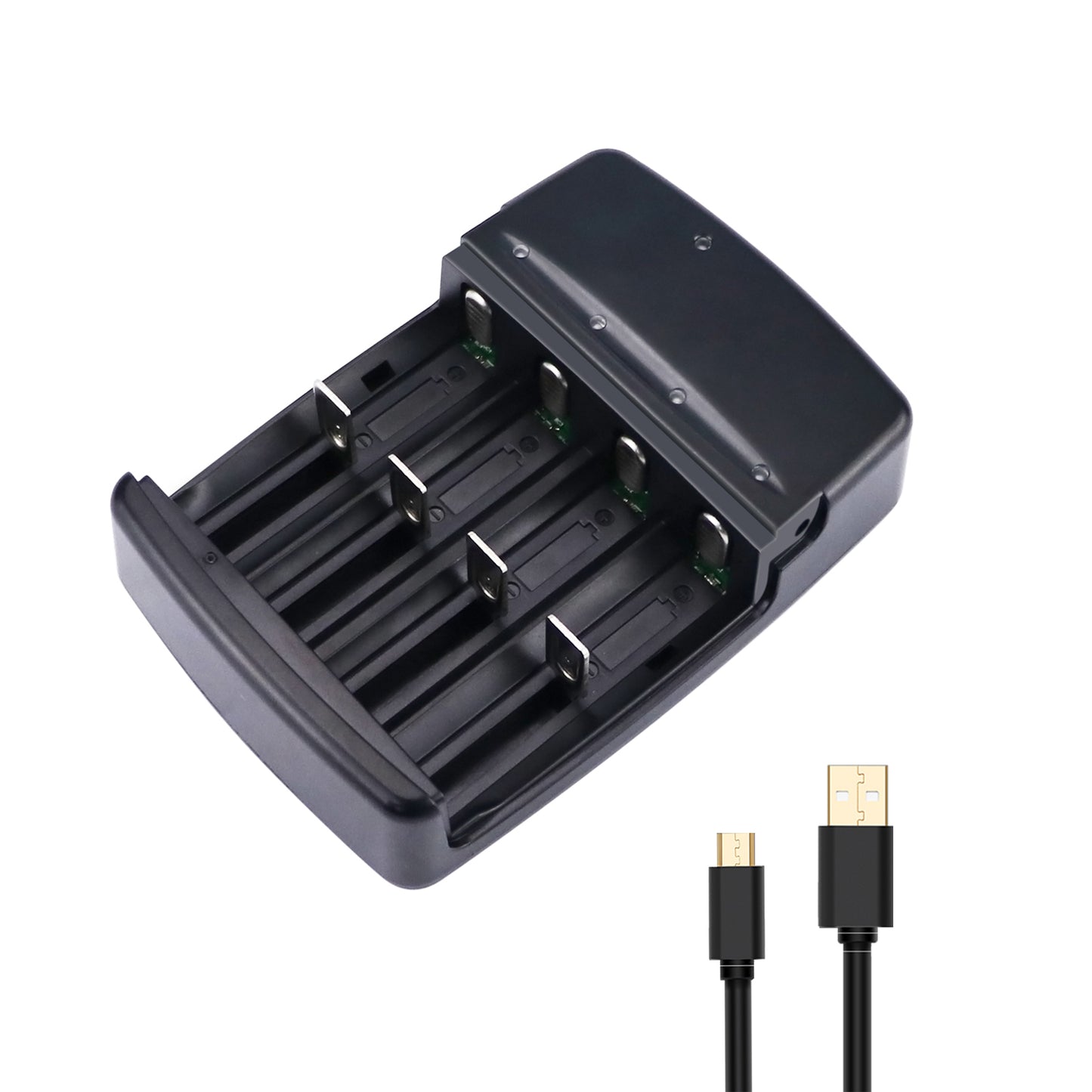 4 Slots Smart LED USB Ni-Zn LiFePO4  Battery Charger