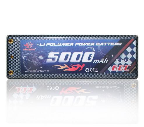 7.4V 5000mAh Lipo Battery for RC Car with DT plug