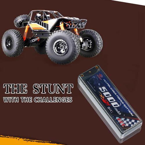 7.4V 5000mAh Lipo Battery for RC Car with DT plug