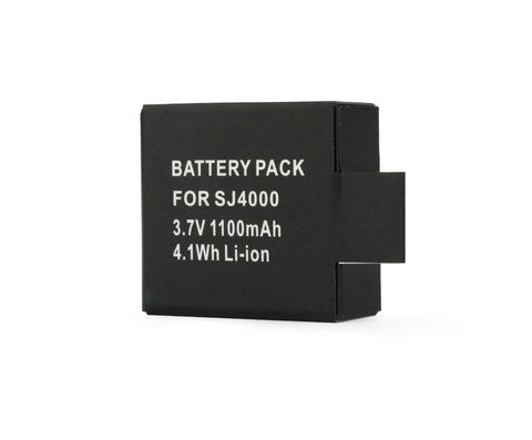 2 pack 3.7V 1100MAH Lithium-ion  Camera Battery for SJ4000