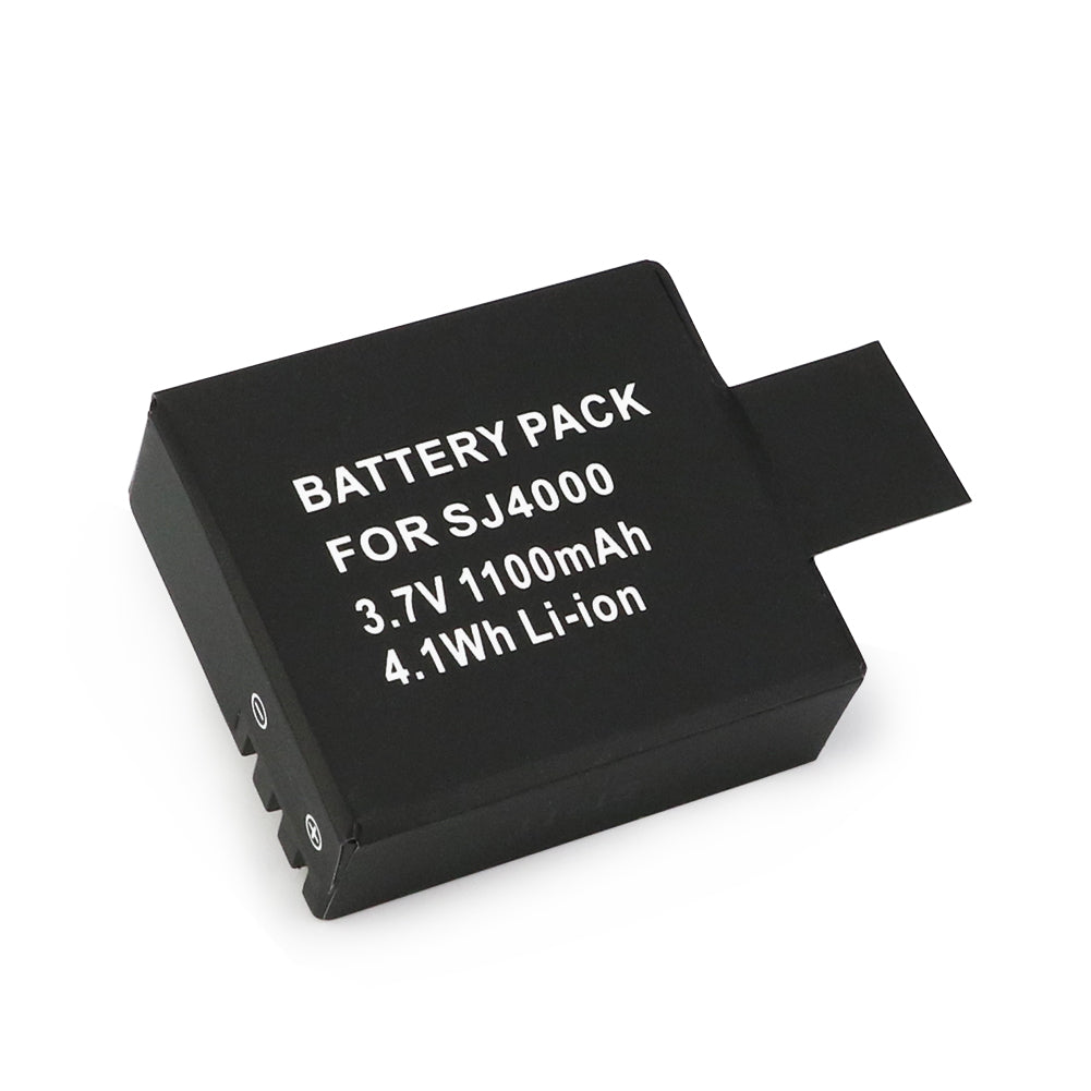 2 pack 3.7V 1100MAH Lithium-ion  Camera Battery for SJ4000